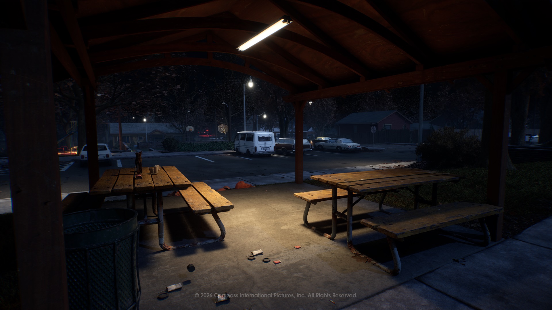 Park structures in Orange Grove Estates